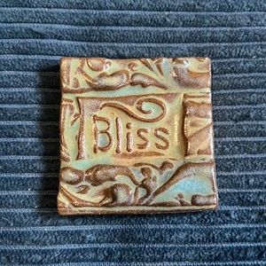 BLISS TileSmile 2x2 Decorative Handmade Ceramic Green Blue Tile